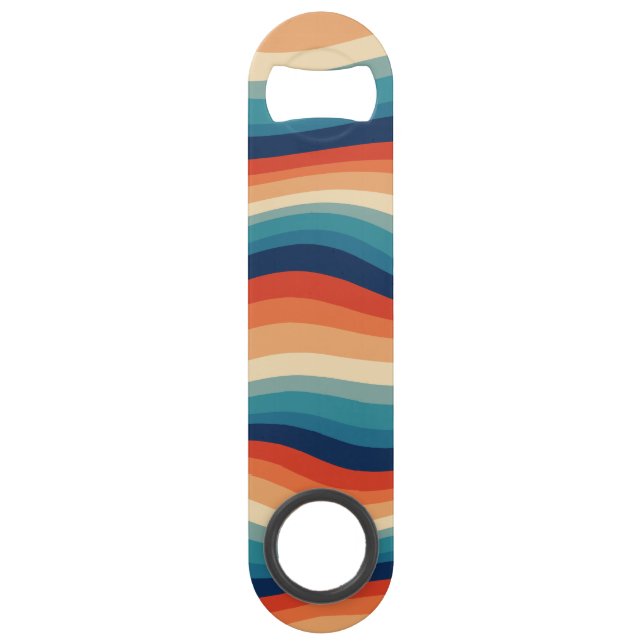 Colourful Retro Waves Vintage (Front)