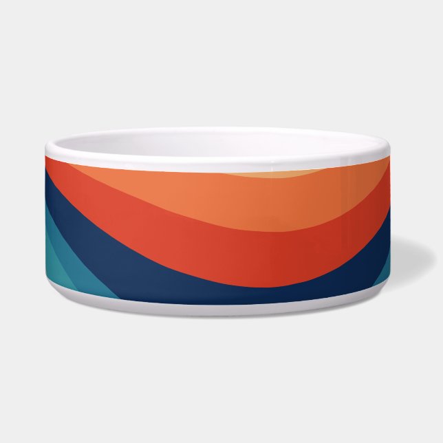 Colourful Retro Waves Vintage (Front)