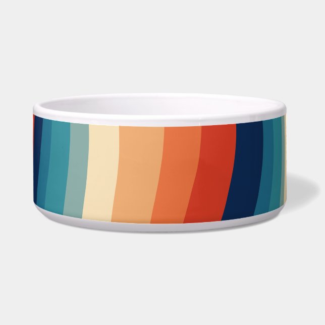 Colourful Retro Waves Vintage (Front)