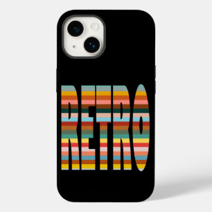 Colourful Retro Word Stripes  Case-Mate iPhone 14 Case