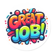 Colourful Reward Great Job!