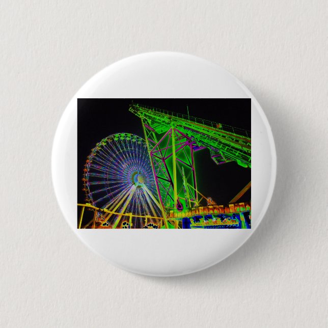 Colourful Rides 6 Cm Round Badge (Front)