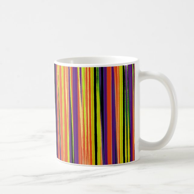 Colourful ripped paper pattern coffee mug (Right)