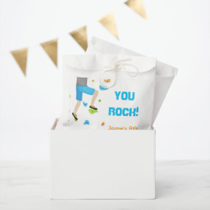 Colourful Rock Climbing Favour Treat Bags