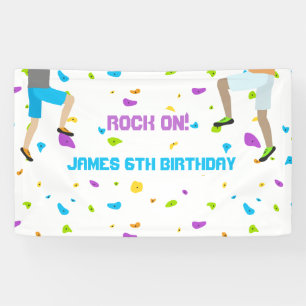Colourful Rock Climbing Party   Banner