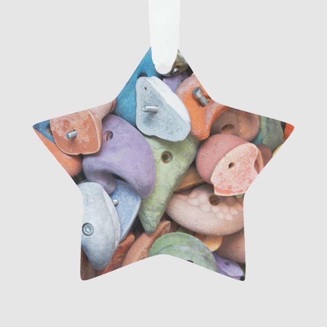 Colourful Rock Wall Attachments Ornament (Front)