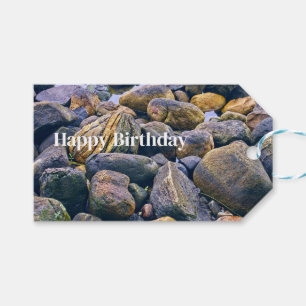 Colourful rocks    gift tags