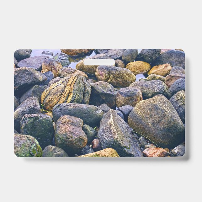 Colourful rocks    ID badge (Front)