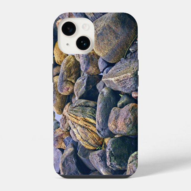 Colourful rocks    iPhone case (Back)