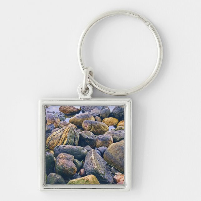 Colourful rocks    key ring (Front)