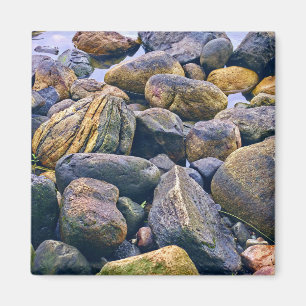 Colourful rocks    magnet