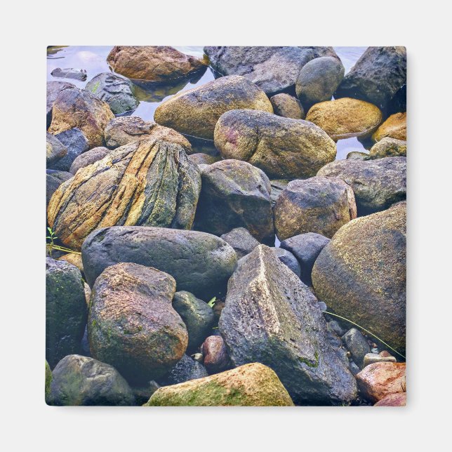 Colourful rocks    magnet (Front)