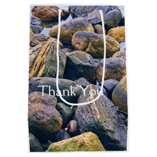 Colourful rocks    medium gift bag