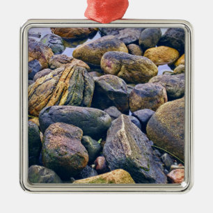 Colourful rocks    metal tree decoration