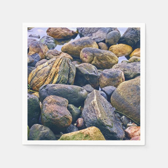 Colourful rocks    napkin (Front)