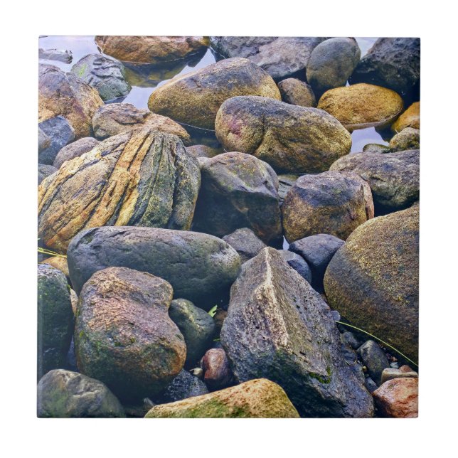 Colourful rocks    tile (Front)