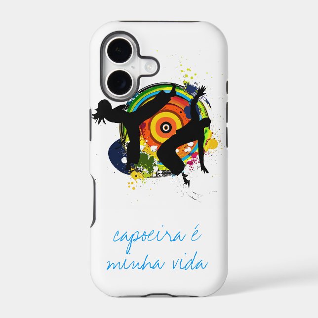 colourful roda capoeira case (Back)
