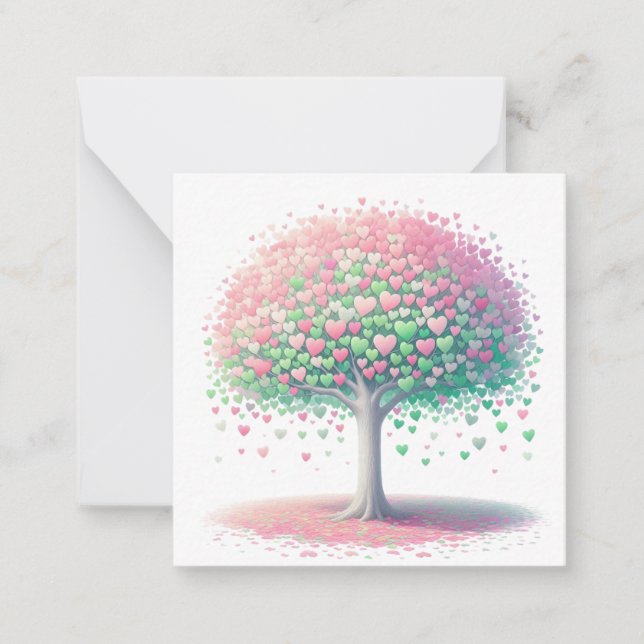 Colourful romantic  card (Front)