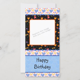 Colourful romantic heart design