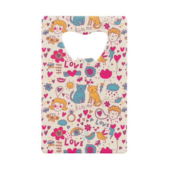 Colourful romantic pattern (Front)