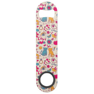 Colourful romantic pattern