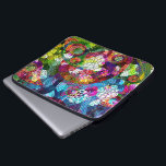 Colourful Romantic Vintage Floral Collage Pattern Laptop Sleeve<br><div class="desc">Colourful vintage abstract romantic flowers and swirls collage pattern. Available on other products and can be requested for any of the products offered at Zazzle.</div>