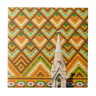 Colourful roof Matthias Church Budapest Tile