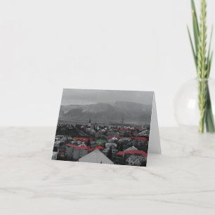 Colourful Roofs Notecards