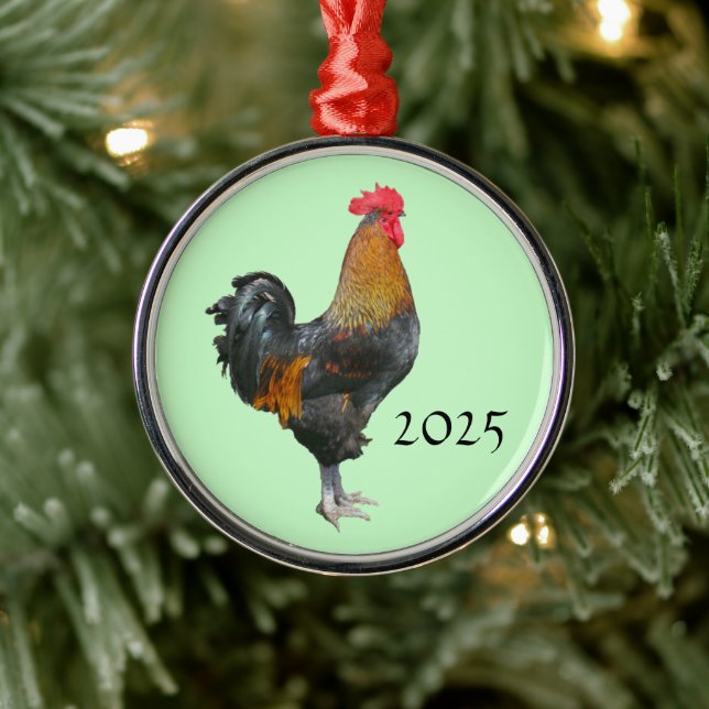 Colourful Rooster Ornament (Tree)