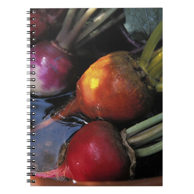 Colourful Root Vegetables Notebook (Front)
