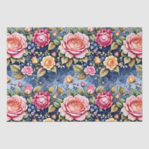 Colourful Rose Fantasy Tissue Paper