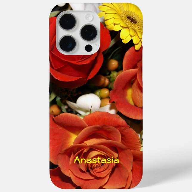 Colourful Rose Floral Bouquet Photograph Case-Mate iPhone Case (Back)