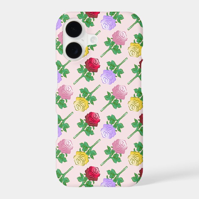Colourful Rose Pattern (Back)