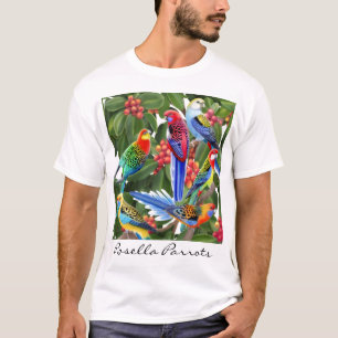 Colourful Rosella Parrots Shirt