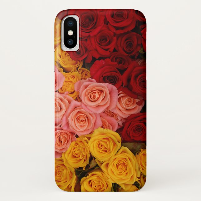 Colourful Roses Case-Mate iPhone Case (Back)