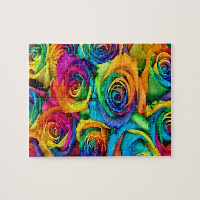 Colourful Roses Jigsaw Puzzle (Horizontal)