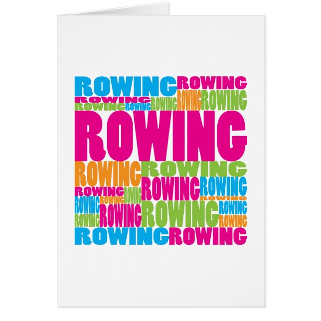 Colourful Rowing (Front)