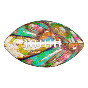 Colourful - Rustic and rough like roughcast American Football