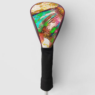 Colourful - Rustic and rough like roughcast Golf Head Cover