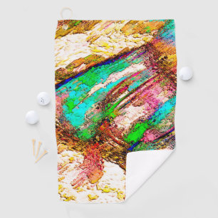 Colourful - Rustic and rough like roughcast Golf Towel