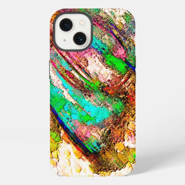 Colourful - Rustic and rough like roughcast iPhone Case (Back)