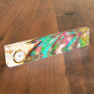 Colourful - Rustic and rough like roughcast Nameplate