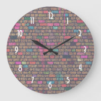 Colourful Rustic Brick Wall Texture