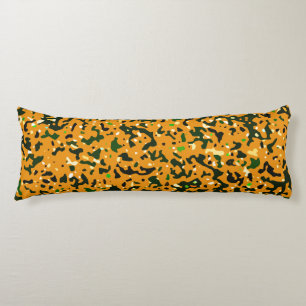 Colourful Rustic Camo Camouflage Pattern Body Cushion