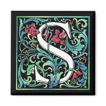 Colourful S Monogram Magnet