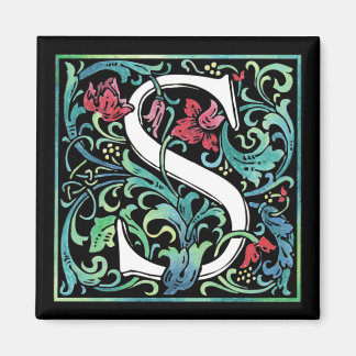 Colourful S Monogram Magnet
