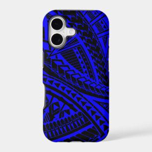 Colourful Samoan tattoo pattern