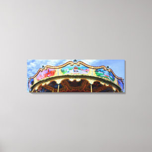 Colourful San Francisco Carousel Canvas Print