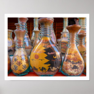 Colourful Sand Art of Jordan Poster