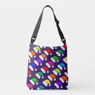 Colourful Santa Hats Crossbody Bag